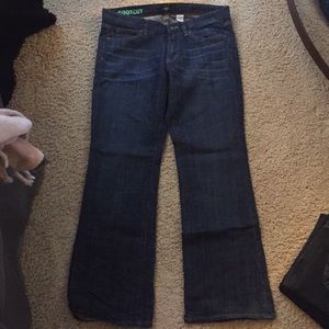 J crew dark wash bootcut denim